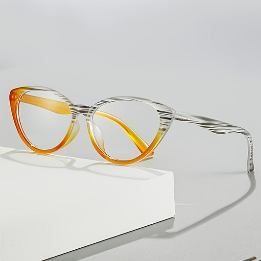Classic Gothic Cat Eye Frame Computer Glasses