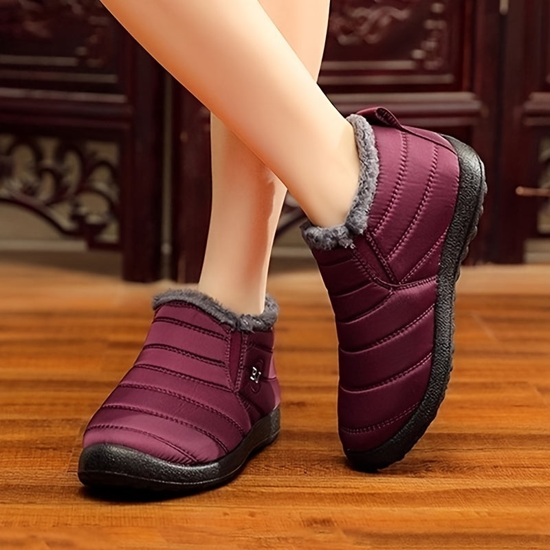 Women's Waterproof Snow Boots Comfort Ankle Boots