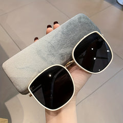 Large Square Sunglasses For Women Men Drivers Summer UV400 Sun Shades Glasses