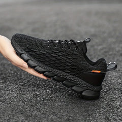 Men's Knitted Walking Shoes Lightweight Comfy Casual Shoes