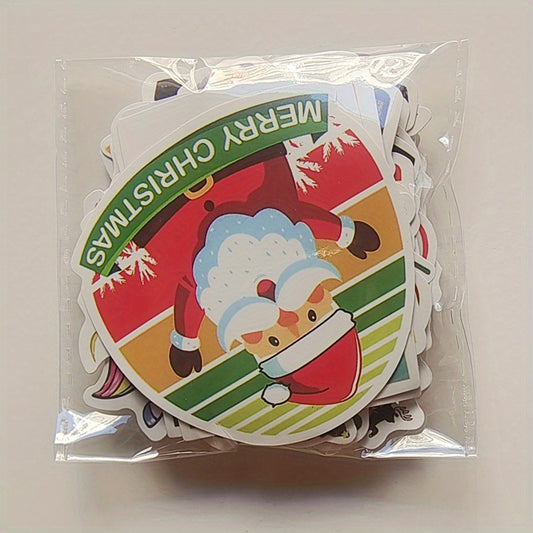 50 Festive Christmas Stickers for Decorations & Parties