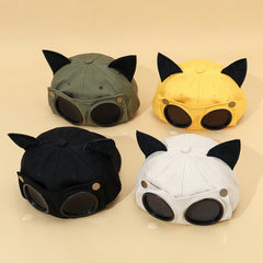 Personality Sunglasses Couple Baseball Cap