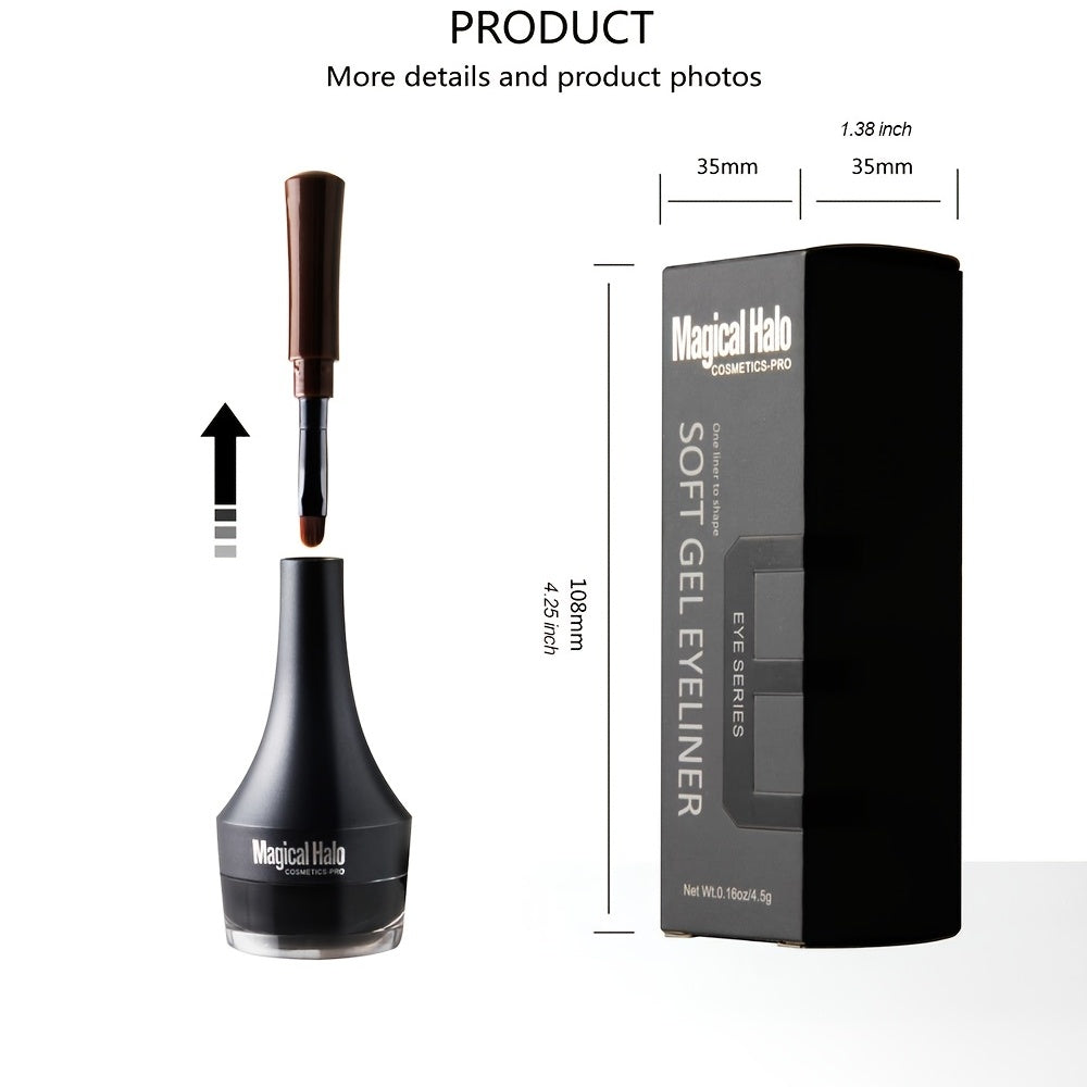 Waterproof Eyeliner Gel High Pigment Brown Eyeliner Cream