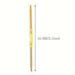 10pcs Aluminum Alloy Craft Crochet Hook Kit For Beginners