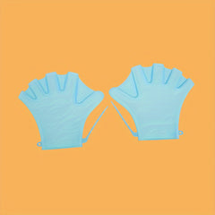 Silicone Webbed Gloves with Adjustable Strap for Water Sports