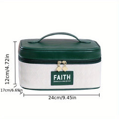 Large Capacity Travel Makeup Case Organizer