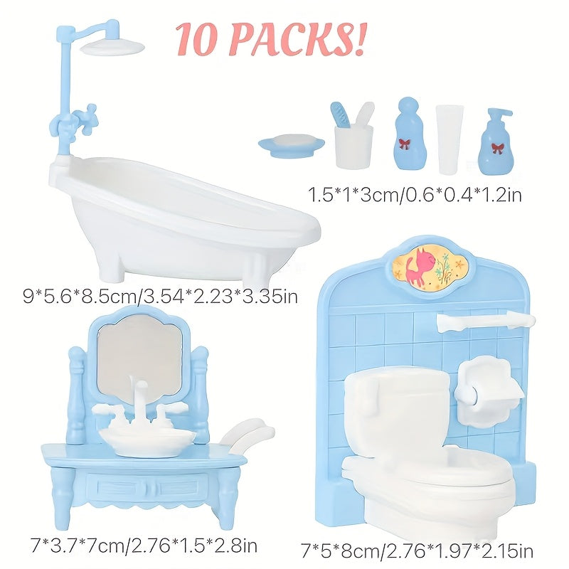 Doll Furniture Dollhouse Accessories Toy Simulations Housewarming DIY