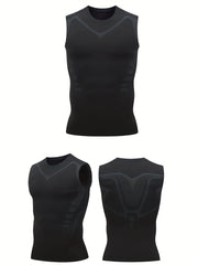 Men's Quick Dry Sleeveless Tank Top for Running Gym Workout