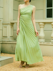  One Shoulder Maxi Formal Dress