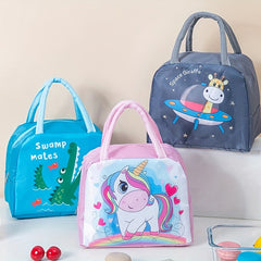 Cartoon Bento Bag Portable Lunch Bag Thermal Insulation Lunch Box Bag