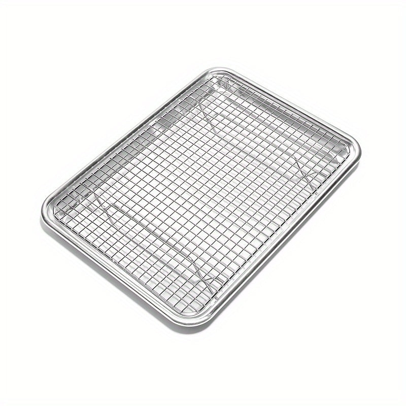 Stainless Steel Baking Pan Set with Cooling Rack