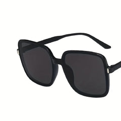 Men's Gradient Lens Sunglasses Square Frame Sunscreen Glasses