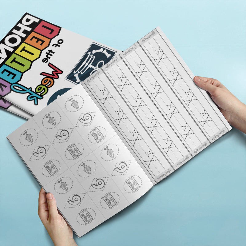 Phonics Workbook Letter X for Kids Reading Writing Activities Mini Books