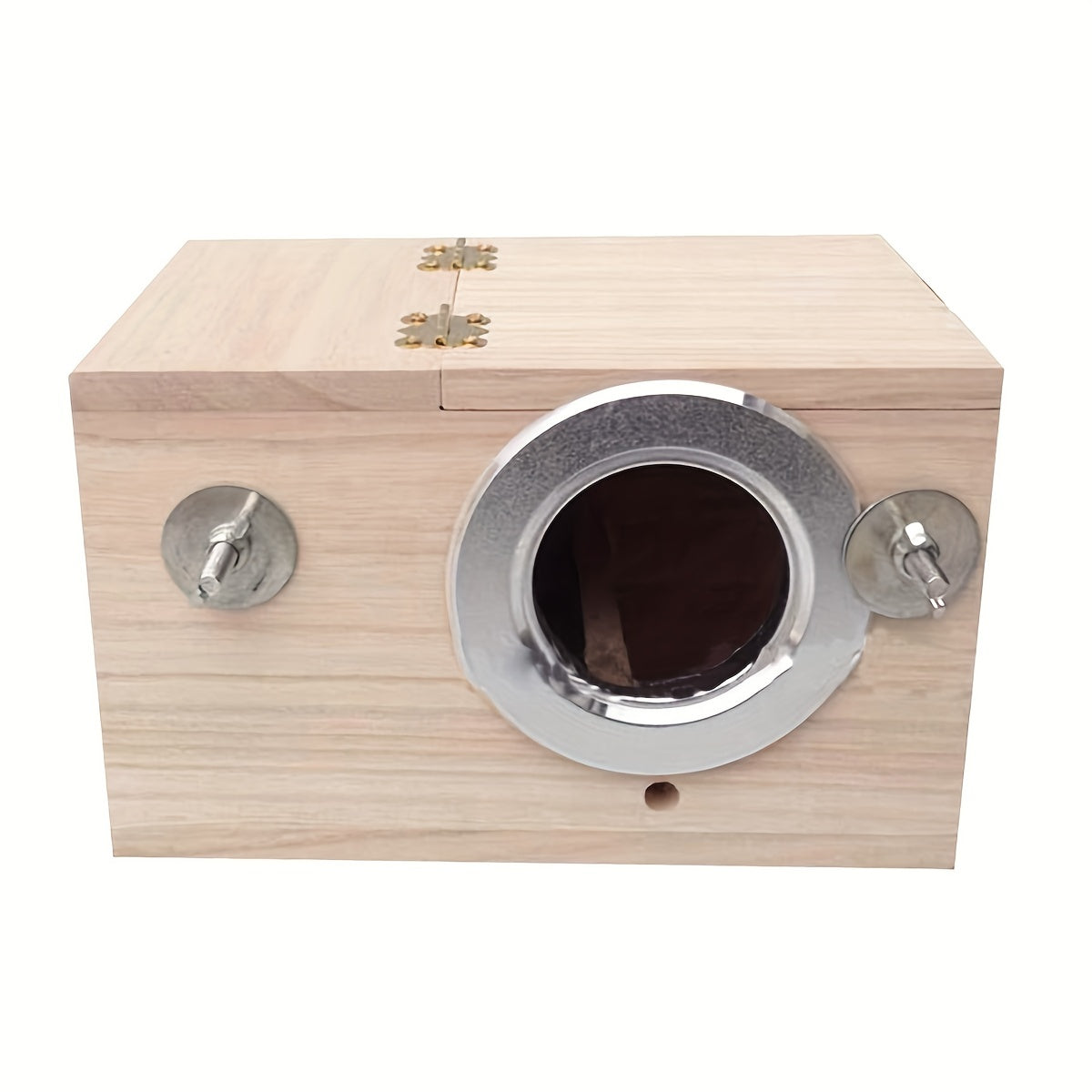Solid Wood Parrot Breeding Box Spacious Nesting Cage