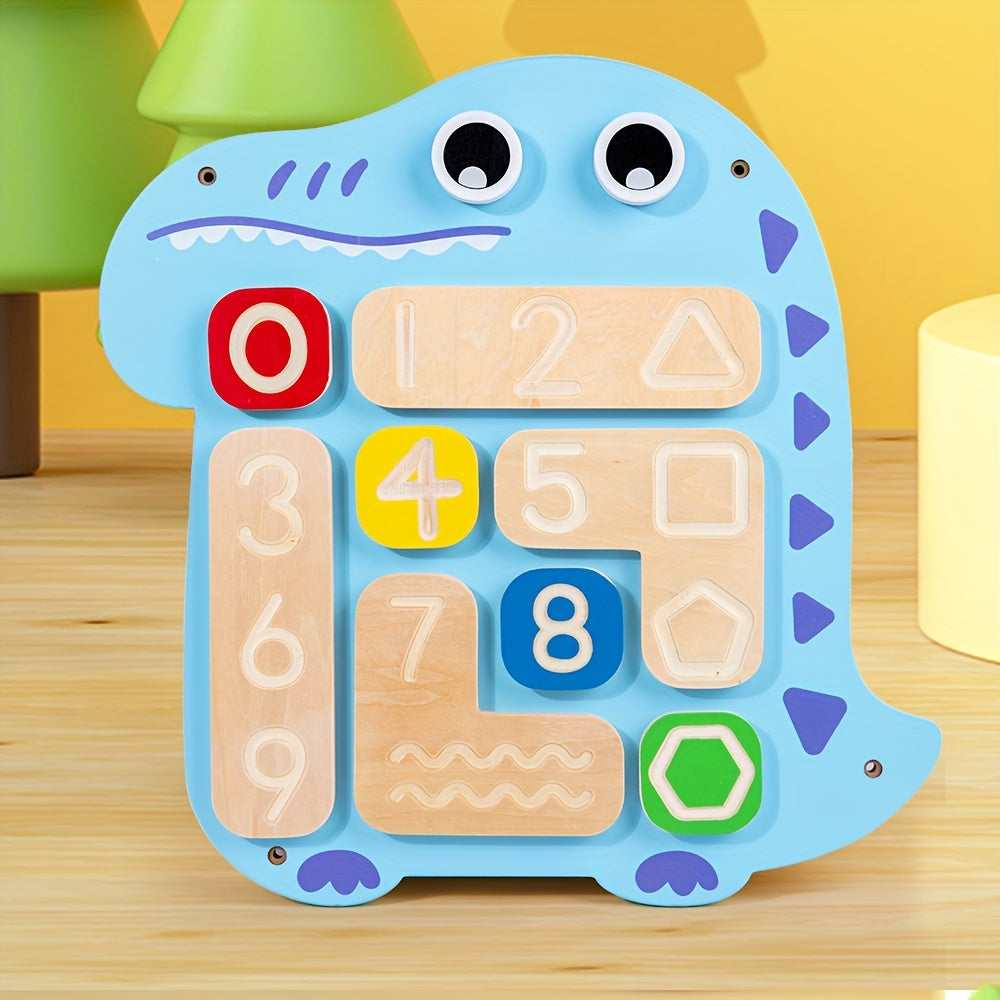 One Piece Crocodile Model Touch Puzzle Toy, Wall Game Busy Board for Kids