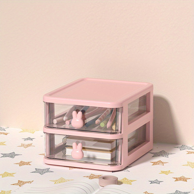 Desktop Drawer Storage Box Stationery Organizer