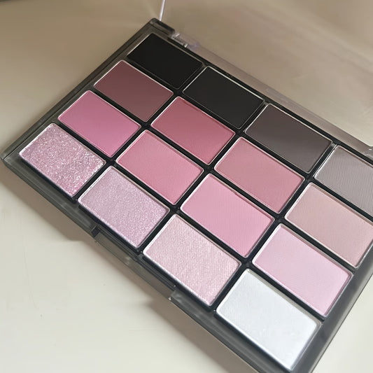 K'APEINE 16 Eyeshadow Palette - Matte & Shimmery Pink Tones Finish