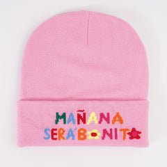 Colorful MANANA Jacquard Beanie Unisex Y2K Knit Hat
