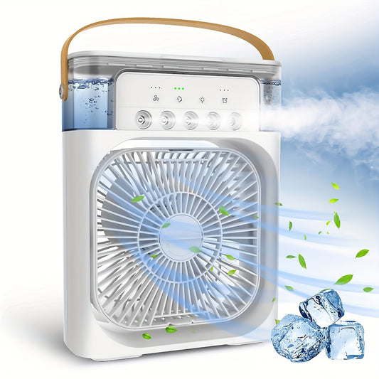 Portable USB Air Conditioner Humidifier Cooling Fan