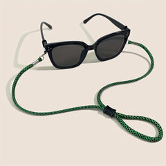 Stylish Glasses Rope with Weave Detail - Anti Slip Adjustable Chain Lanyard