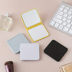 Double Sided Mini Makeup Mirror for Travel and Daily Use