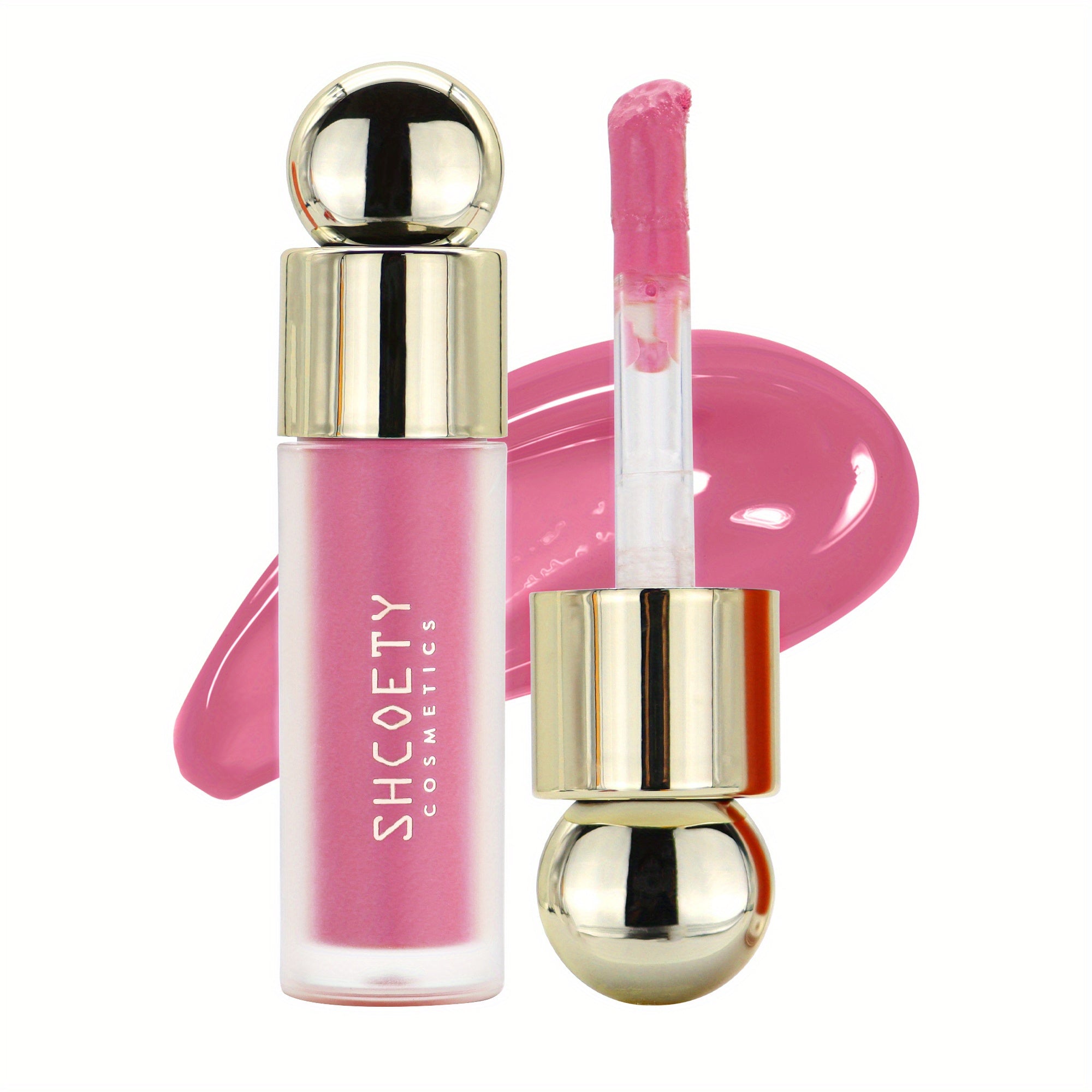 Matte Liquid Blush Lipstick Lip Glaze Natural Pink