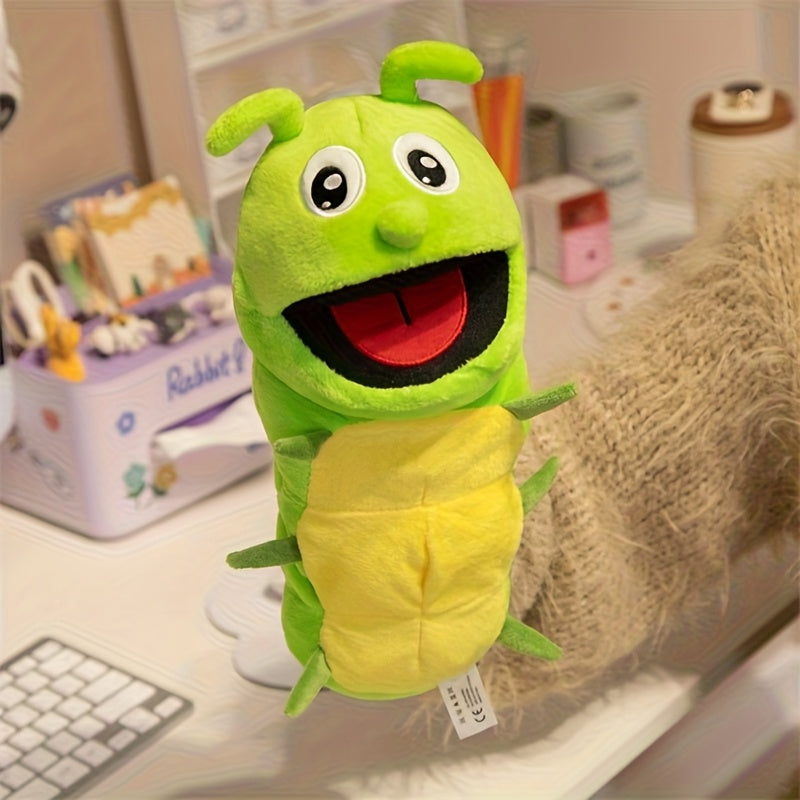 Insect Hand Puppets Plush Toys Bee Ladybug Ant Caterpillar Dragonfly