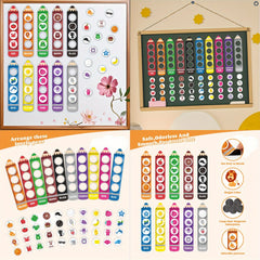 50 pcs Colorful Pencil Magnets Assorted Designs Fruits Vegetables Animals