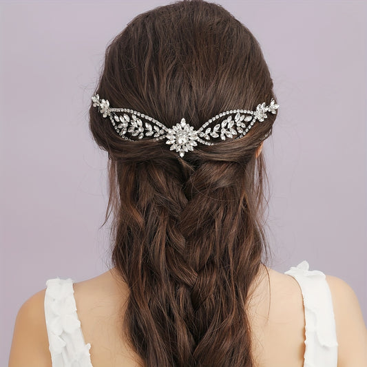 Golden Rhinestone Wedding Tiara Royal Bridal Crown Crystal Princess Crown