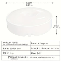 Induction Night Light Charging Magnetic Wardrobe Light