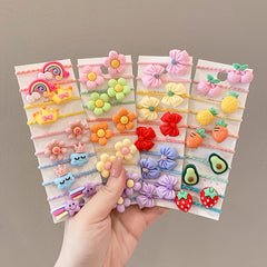80pcs Baby Girls Cartoon Hair Bands Various Styles
