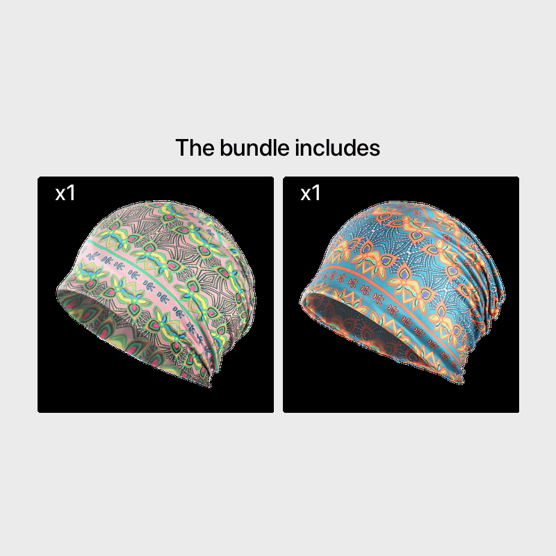 Slouchy Beanie Hat Baggy Skull Sleep Cap Stretch Knit Sleeping Hat