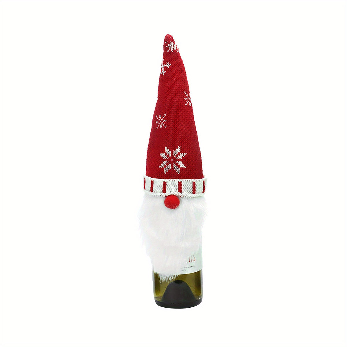 Christmas Gnomes Wine Bottle Cover Santa Decorations
