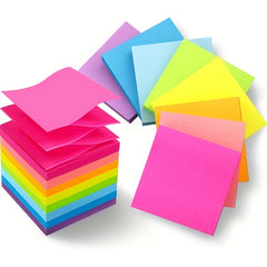 8 Pads Pop Up Sticky Notes 3x3 Bright Colors Self Stick Notes Adhesive Notes