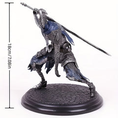High PVC Figure Collectible Statue with Armor & Sword for Desktop Display
