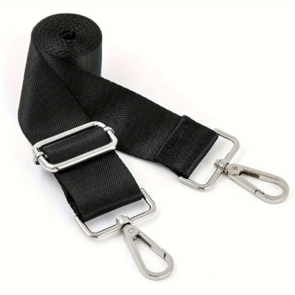 Wide Shoulder Strap Replacement with Silvery Buckle