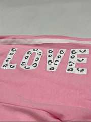 Women's Plus Art Letter Print Top & Joggers Outfits Set