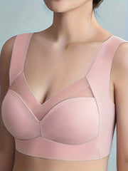 Mesh Wireless Bra Full Coverage Comfy