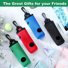 Golf Tee Holder Ball Carry Bag Pouch Keychain Belt Clip Golf Accessories