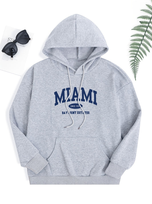 Preppy Miami Hoodie Women's Sweatshirt