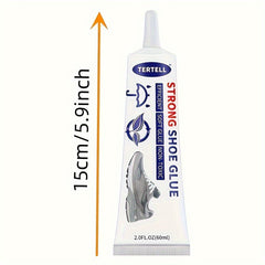 60ml Fast Setting Transparent Shoe Repair Glue - Washable & Ready To Use