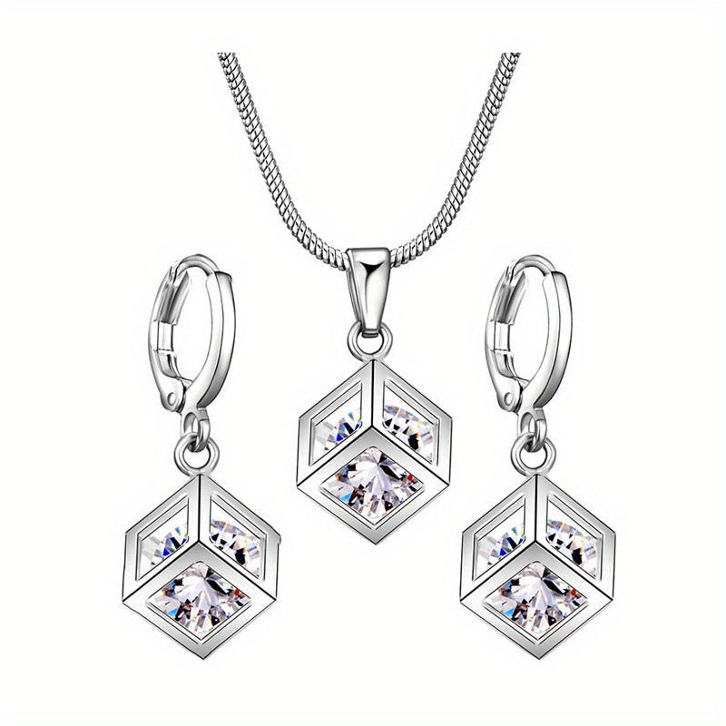 Crystal Jewelry Set Bridal Women Accessories