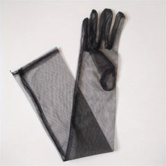 Vintage Mesh Gloves Thin Short Breathable Wedding Bridal Accessories