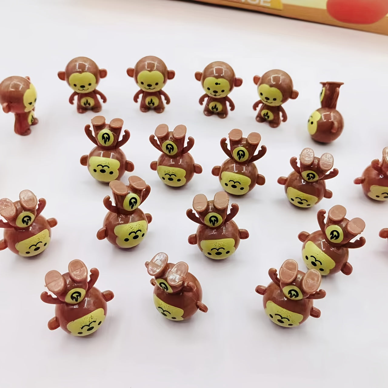 Pack of Funny Toy Monkeys for Creative Play