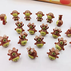 Pack of Funny Toy Monkeys for Creative Play