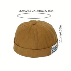 Retro Patch Melon Skin Hat Street Landlord Beret Hat