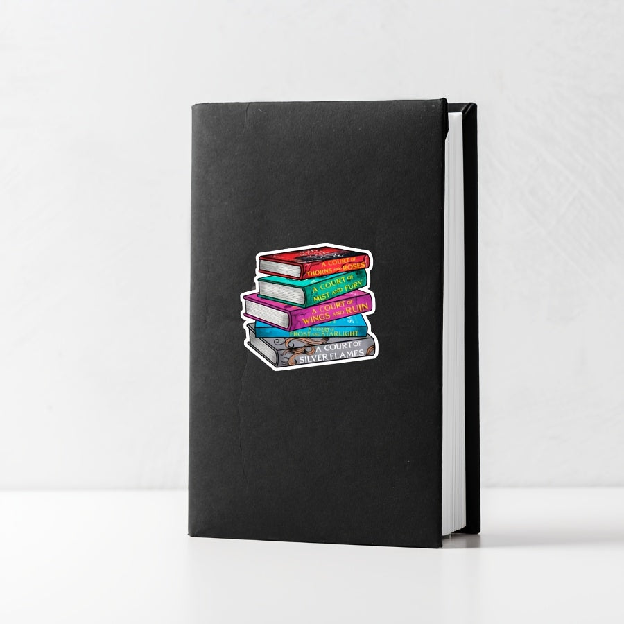 ACOTAR Book Stack Vinyl Sticker - Vibrant & Durable Adhesive