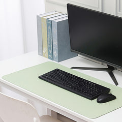 Leather Desk Pad 60x23.6in Non-Slip PU Desktop Decorative Pad