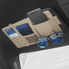 Car Sun Visor Organizer Pocket Sunglasses Holder