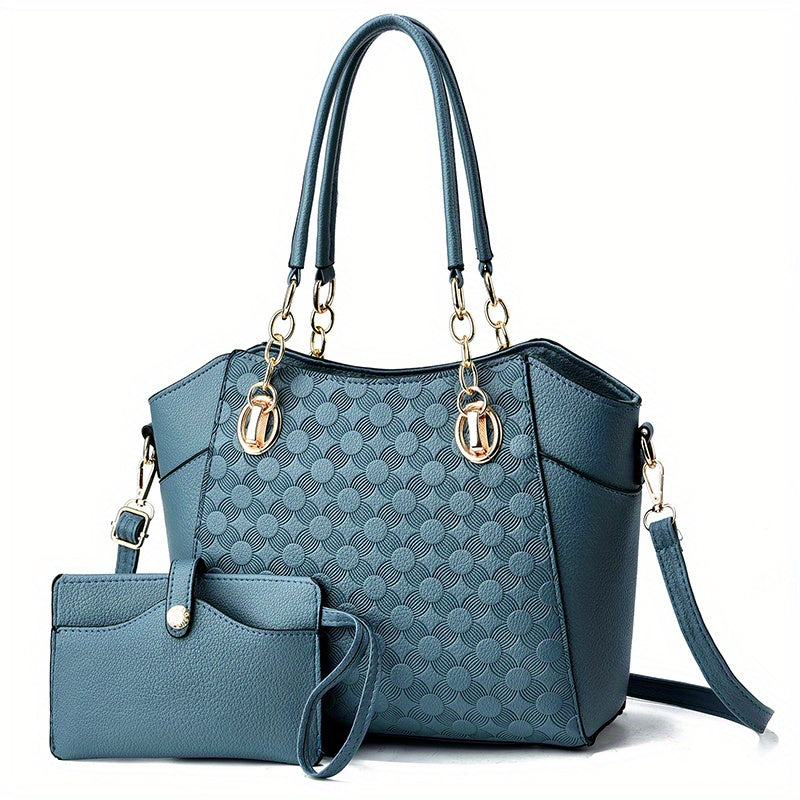 Classic Tote Bag with Purse - Large Capacity Handbag for Work